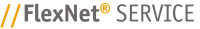 Logo - //FlexNet® SERVICE - Serviceportal