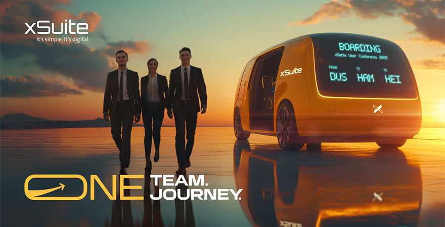 Logo - xSuite lädt zur User Conference-Roadshow in drei Städte